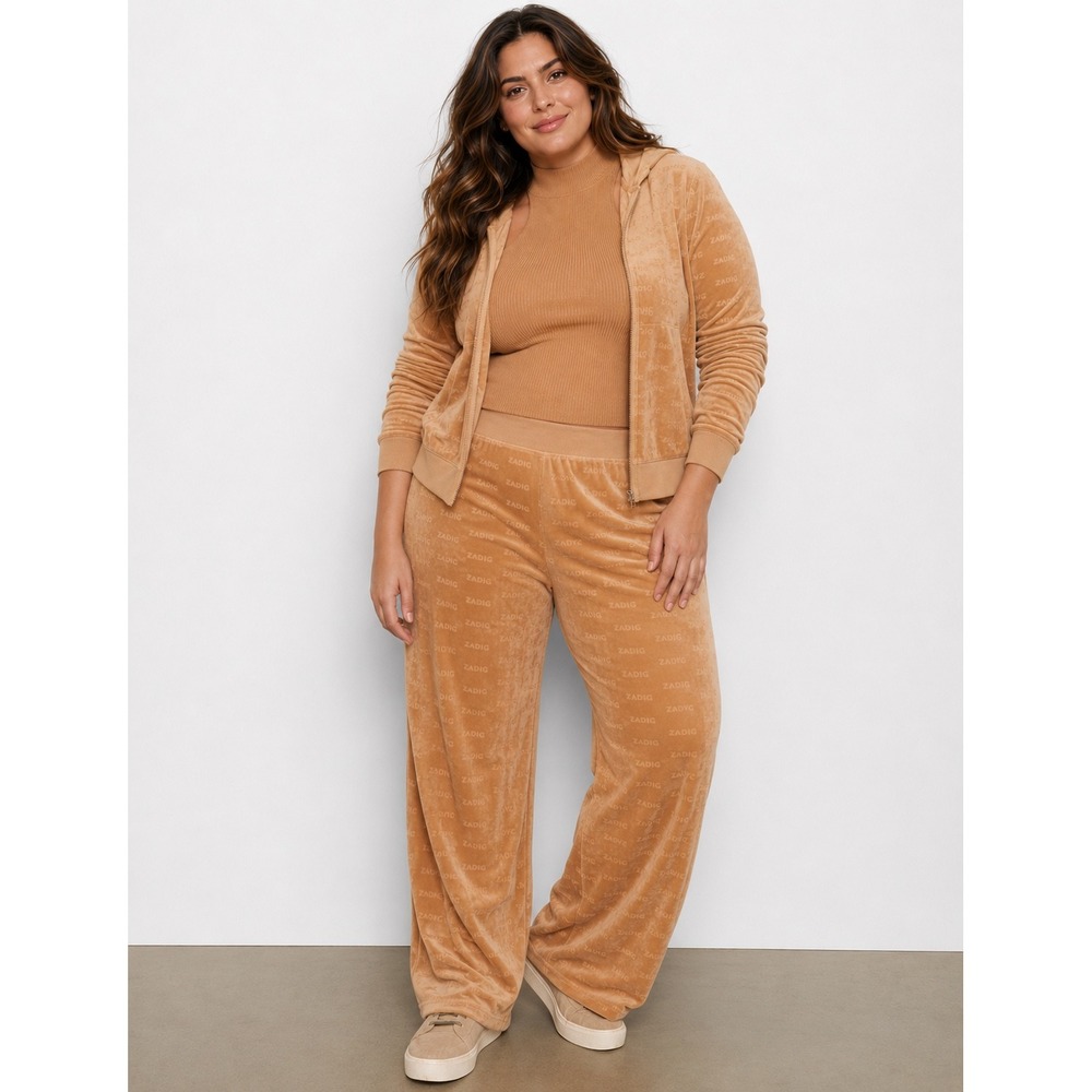 SKIMS Logo‎ Velour Pants Camel 3X